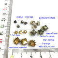Gold Tone Pyramid Studs for Leathercrafts